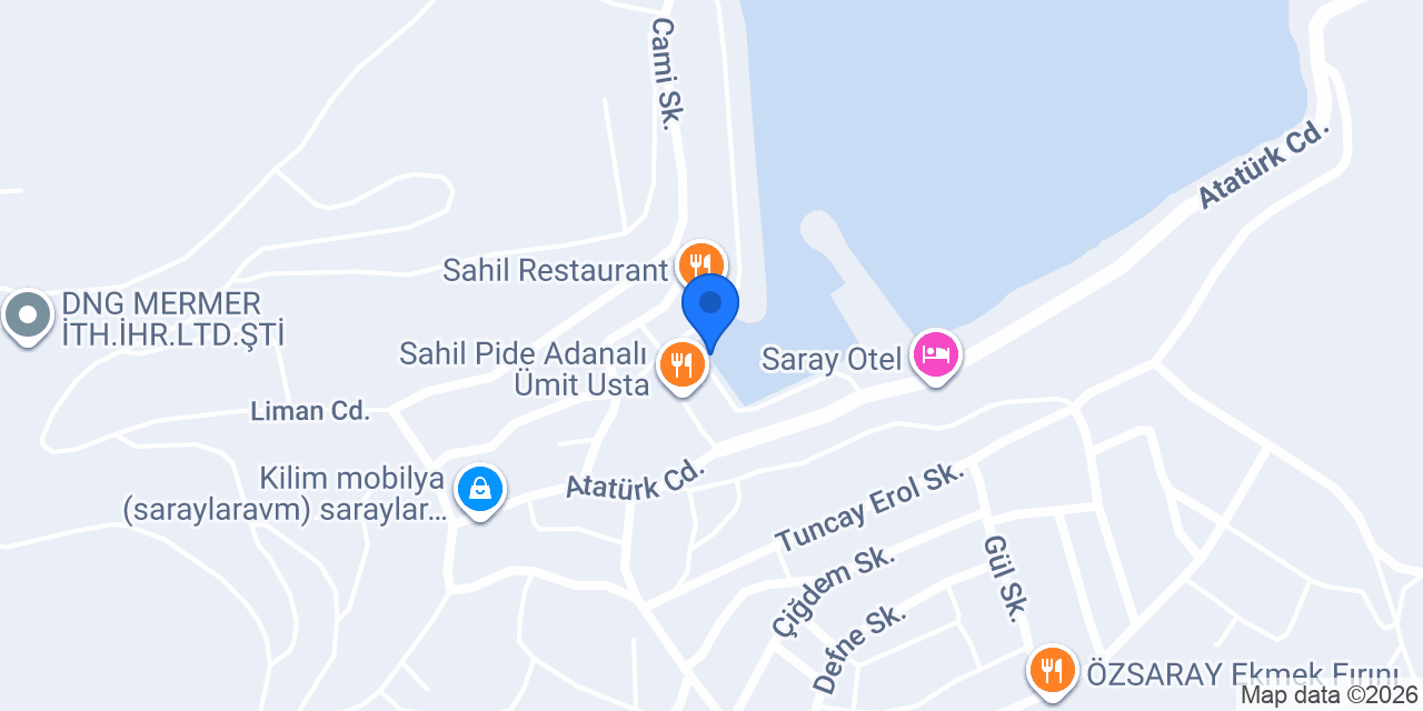 Saraylar Taksi konumu