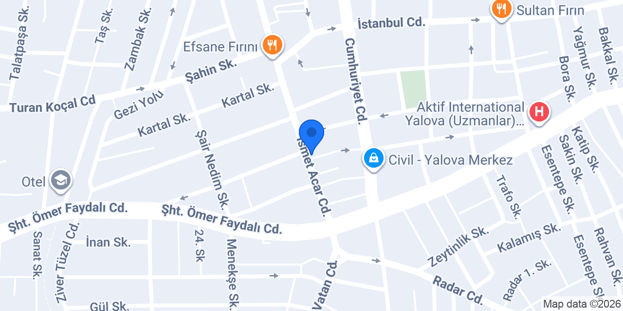 Çağdaş Giyim konumu