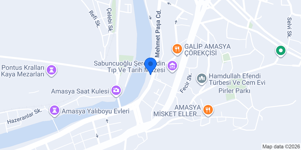KOKOREÇÇİ ALİ AMASYA konumu