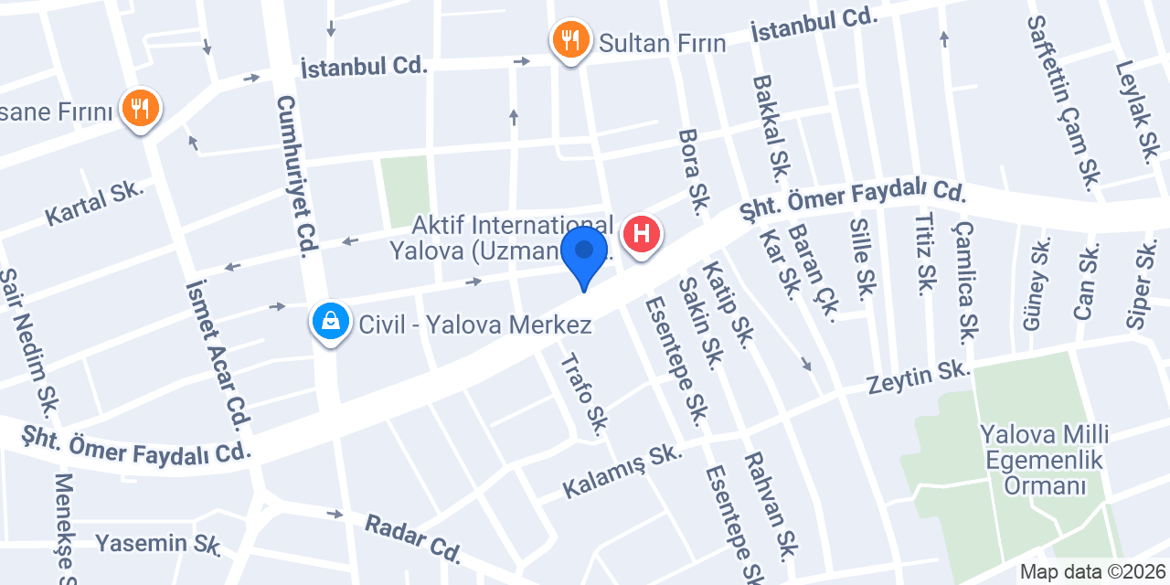 Yalova Döner & Kebap konumu