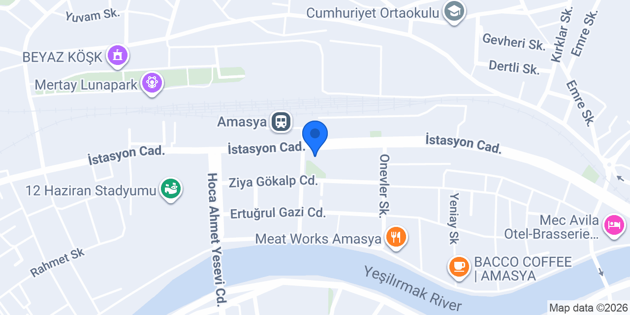 BAHAR EMLAK AMASYA konumu