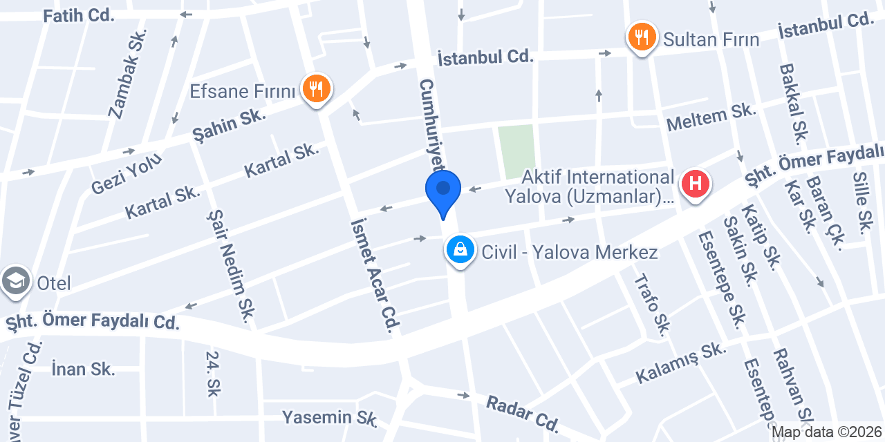 Diriliş Kadayıf konumu