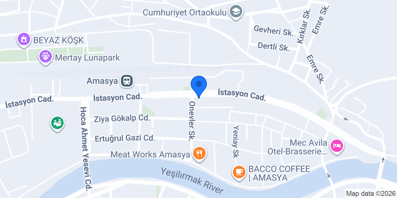 ÇİÇEK DÜNYASI AMASYA konumu