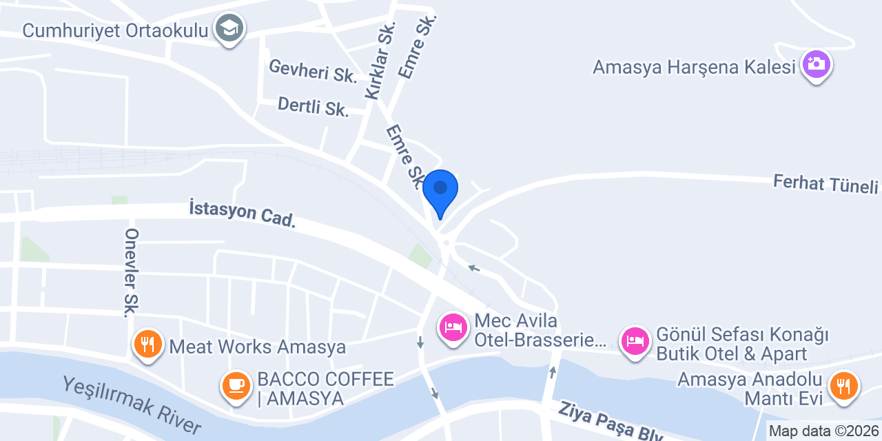 HALI KONAĞI AMASYA konumu