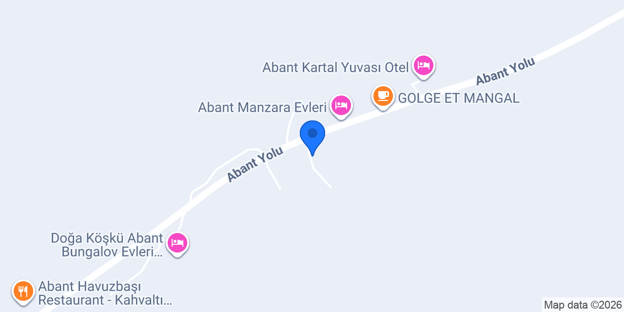 Abant Barış Pansiyon konumu