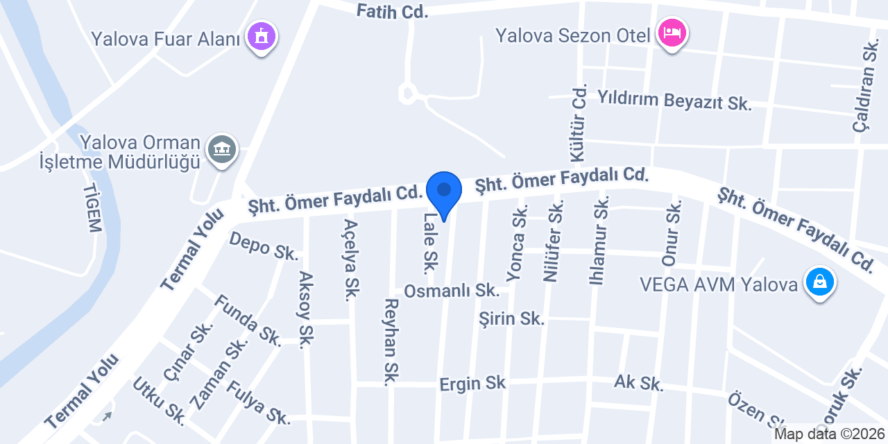 Masaj Spa Yalova Velora konumu