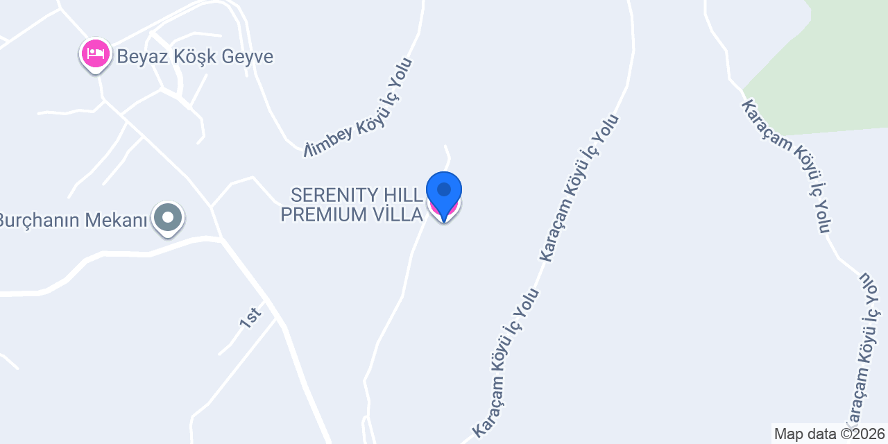 SERENITY HILL PREMIUM VİLLA konumu