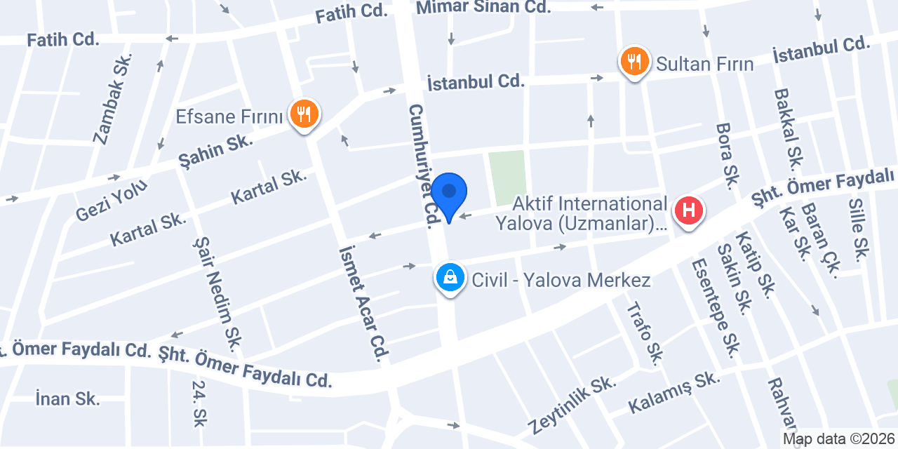 Kaçkar Sürücü Kursu konumu