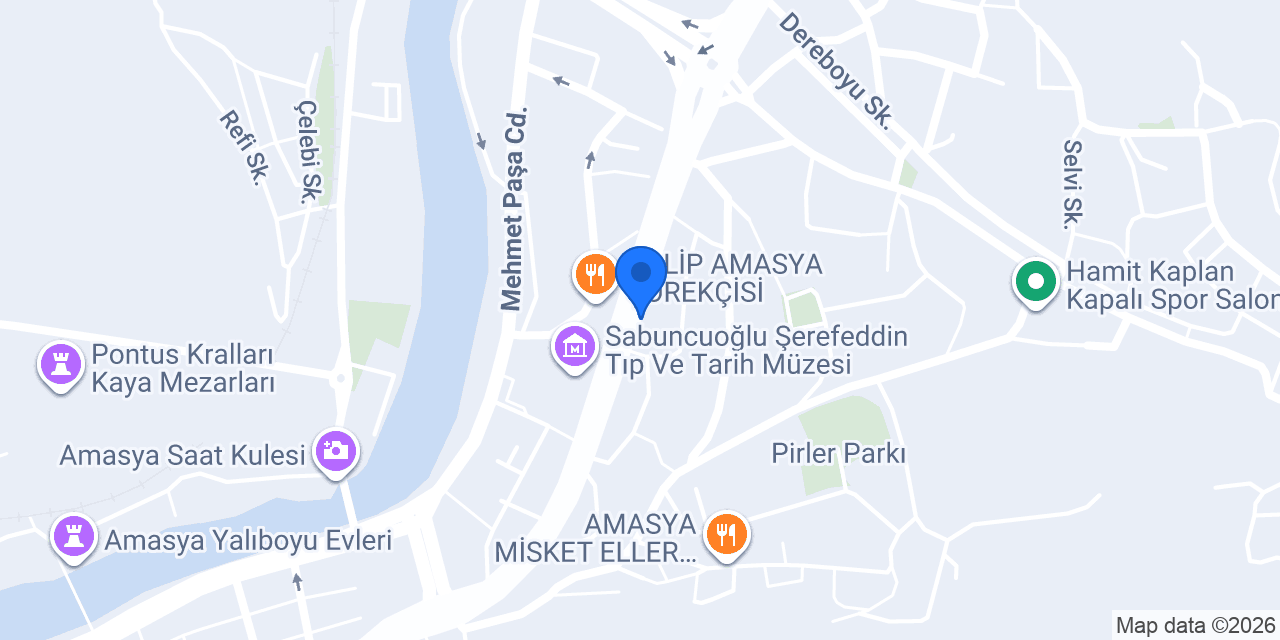 AMASYA Demir Emlak konumu