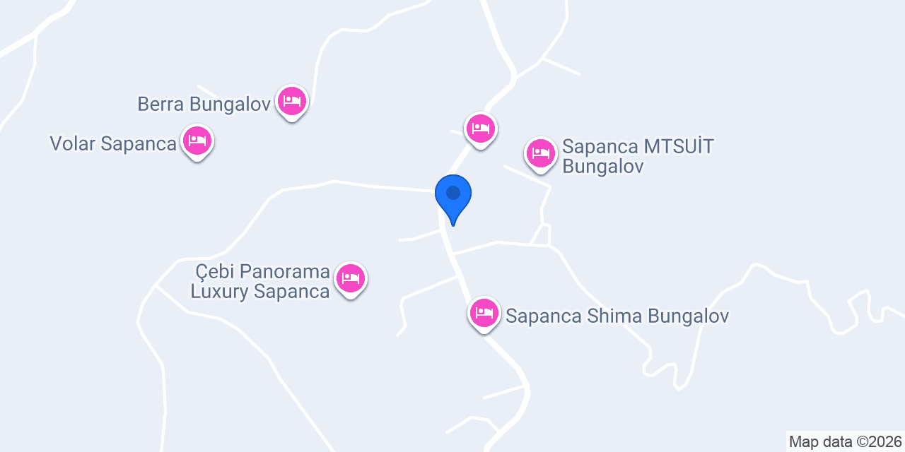 Sapanca Kanarya Doğa Evleri konumu