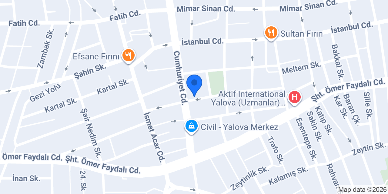 Yıldız Taksi konumu