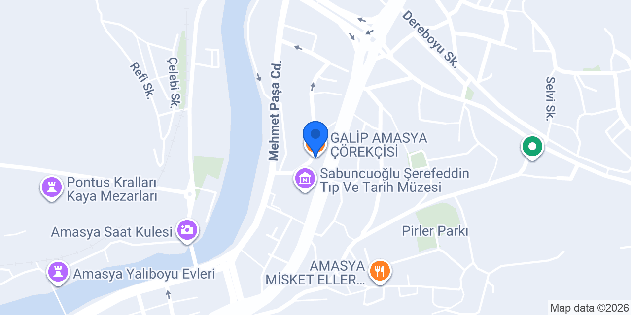 GALİP AMASYA ÇÖREKÇİSİ konumu