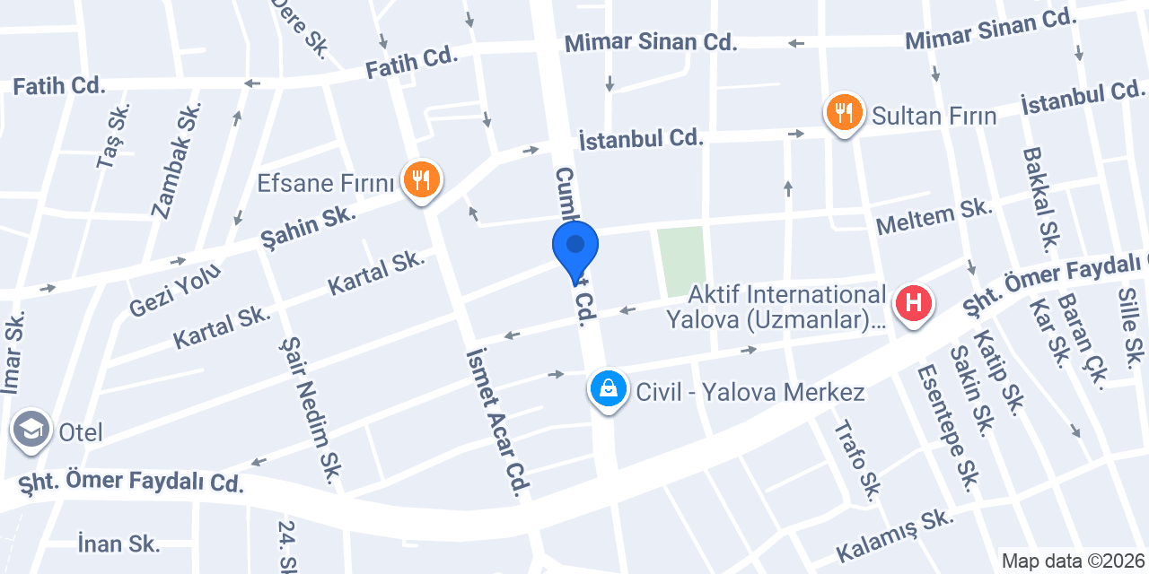 Katre Tatlı Sarayı konumu