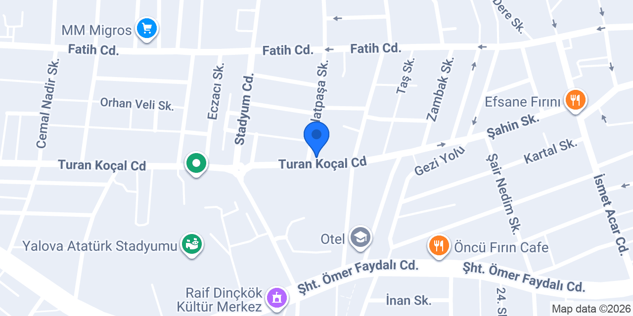Beyda Unlu Mamülleri konumu