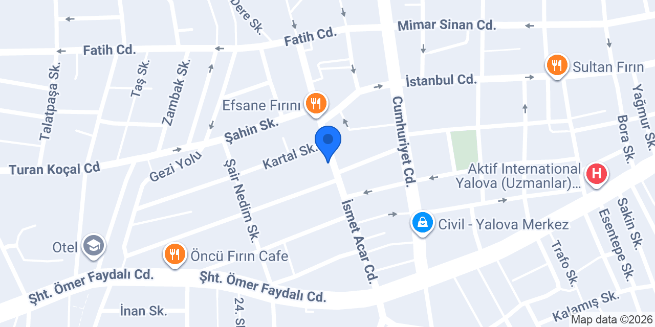 İçin Yapı Market konumu