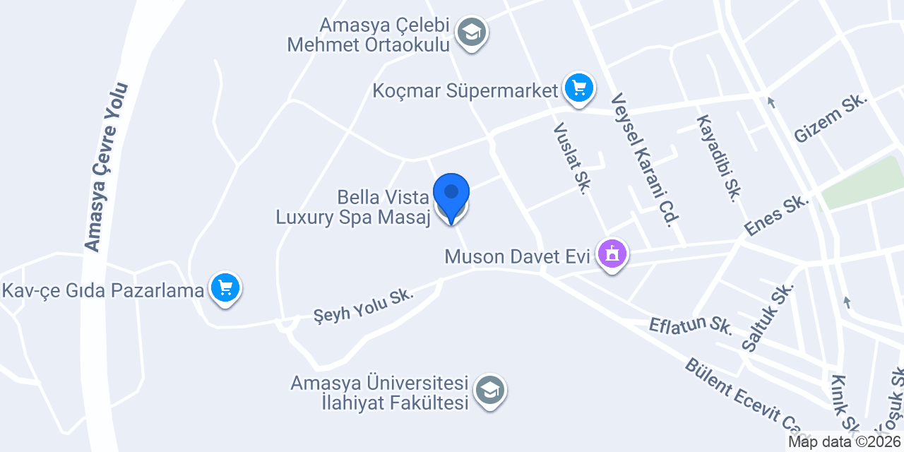 Bella Vista Luxury Spa Masaj konumu