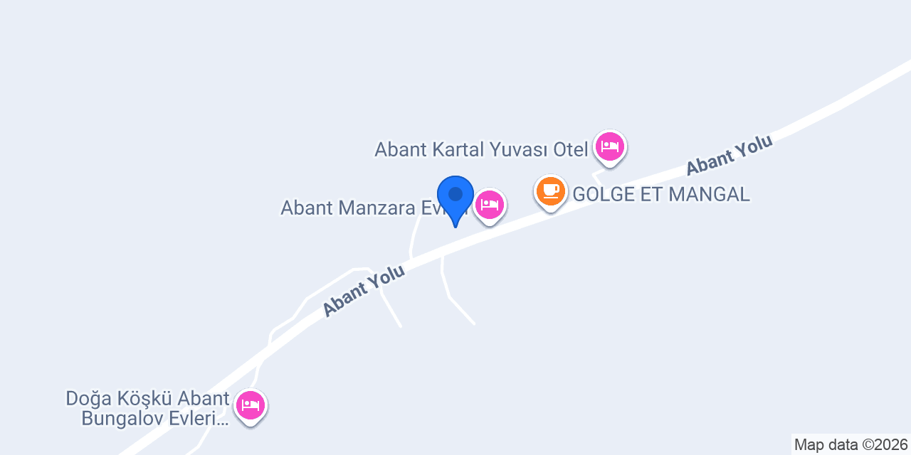 Abant Güneş Pansiyon konumu