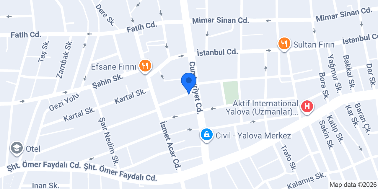 Meşhur Yalova Cadde Pilavcısı konumu