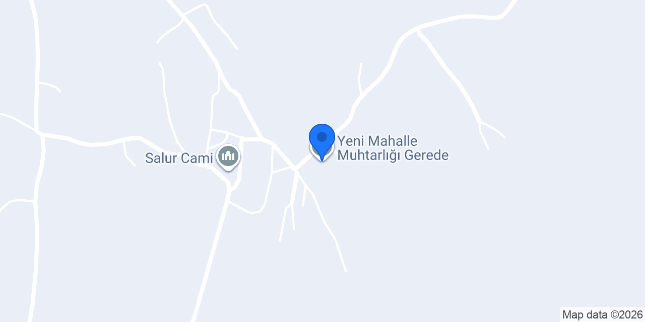 Yeni Mahalle Muhtarlığı Gerede konumu