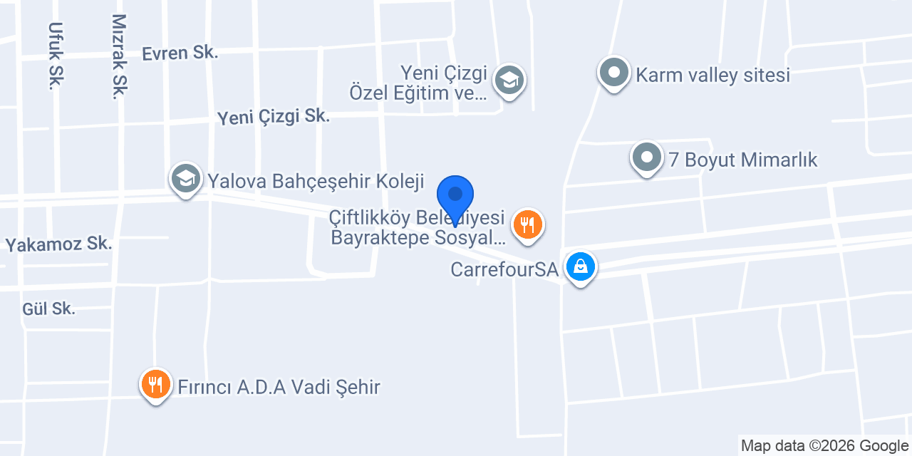 Nest Yalova konumu