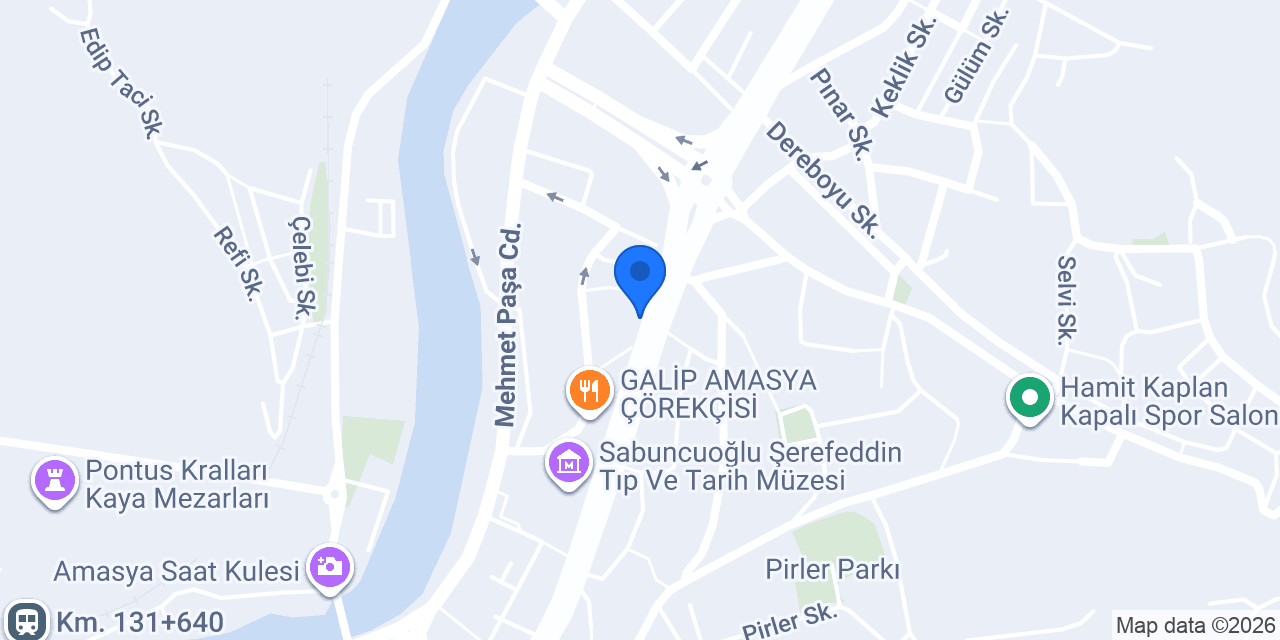 Eminevim Amasya Şubesi konumu