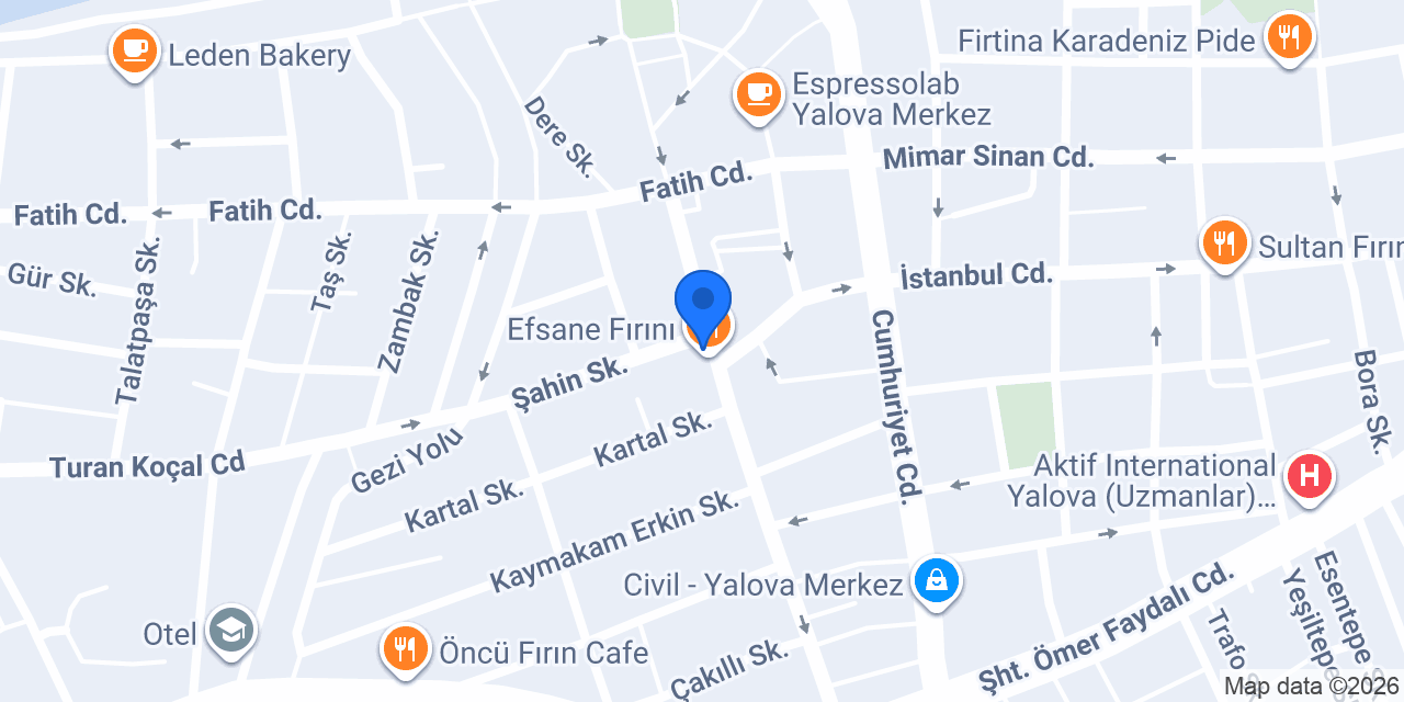 Yalova Luna Masaj konumu