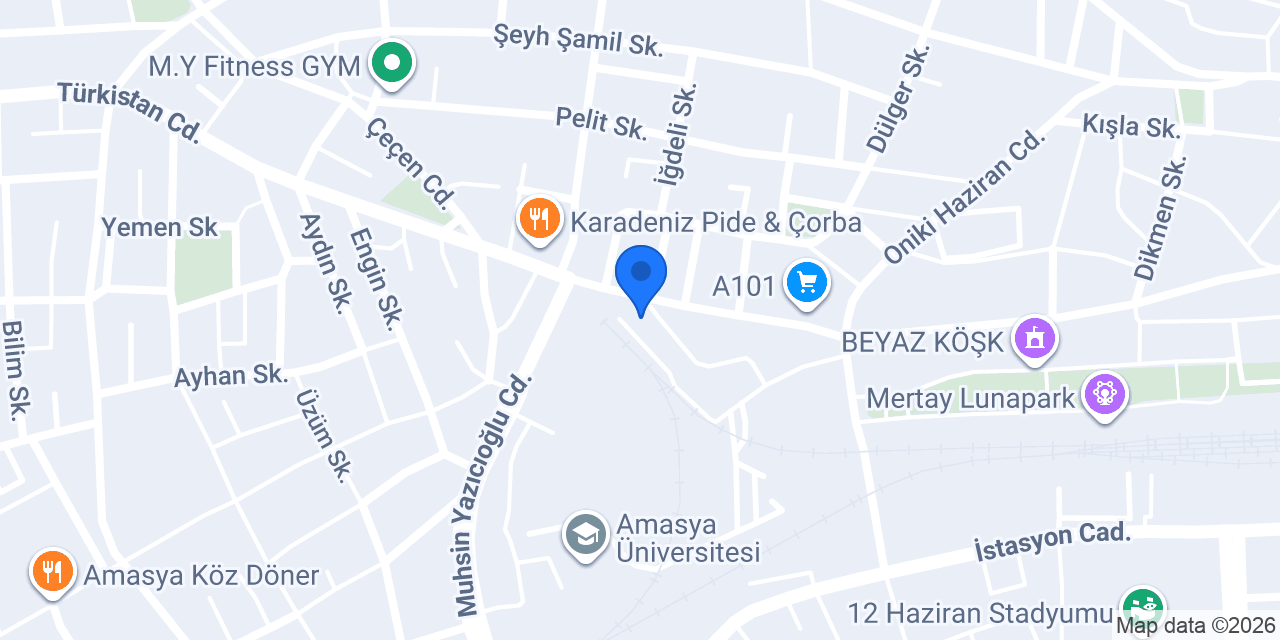 Amasyam Çilingir - Anahtarcı konumu