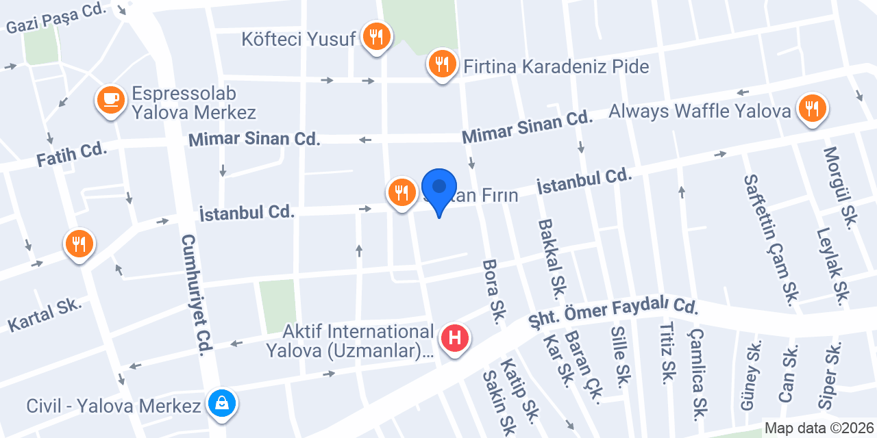 Mutlu Optik konumu
