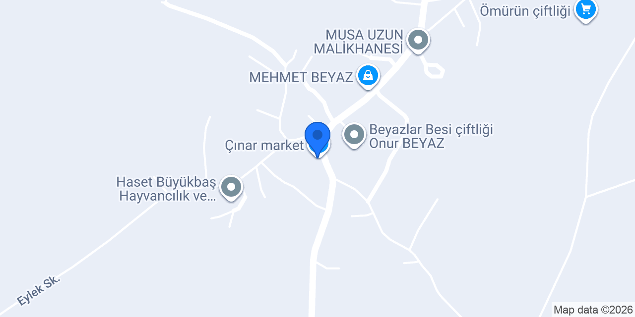 Çınar market konumu