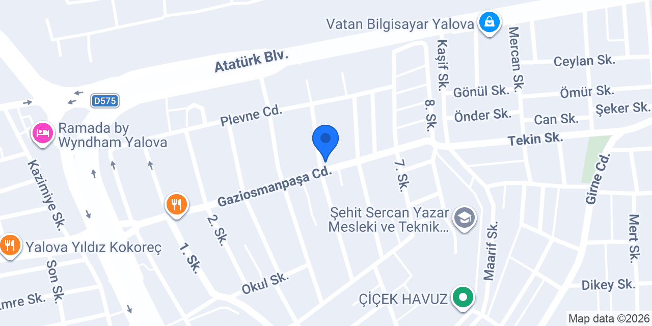 Güldürler Et Pazari konumu