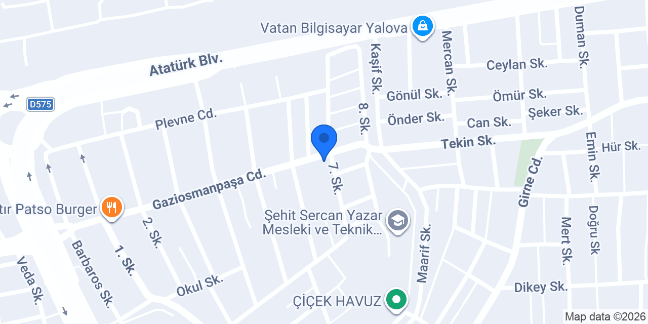Oses Çiğ Köfte konumu