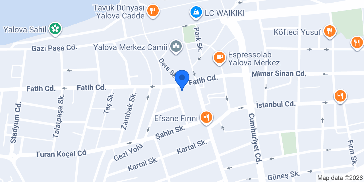 Beyaz Optik konumu