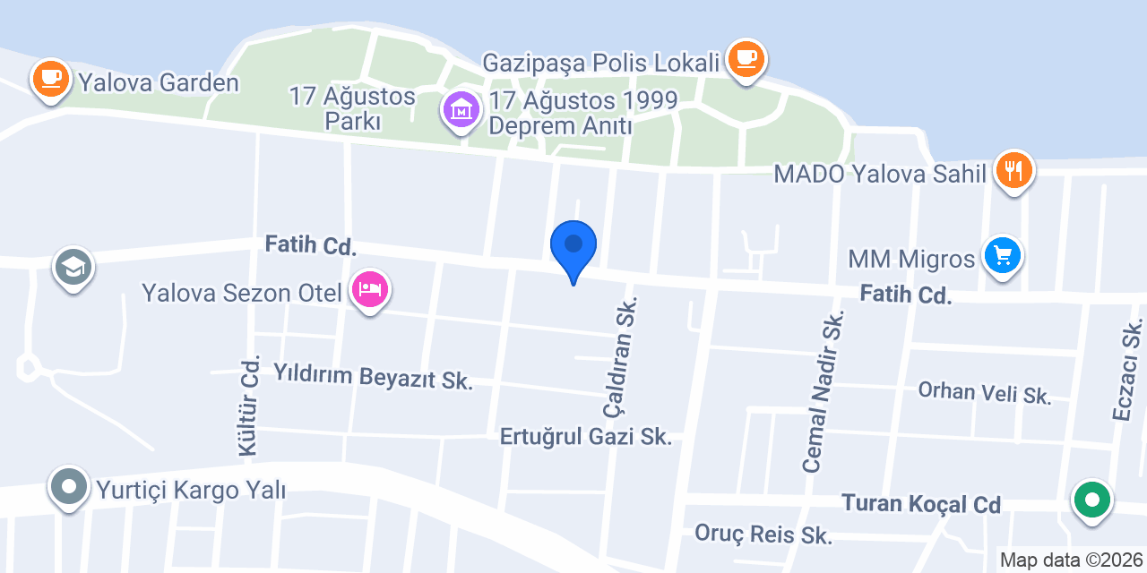 YALOVA KERVAN DONDURMA &TATLI konumu