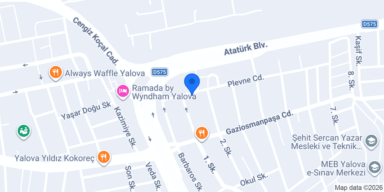AKAN ERKEK KUAFÖRÜ konumu