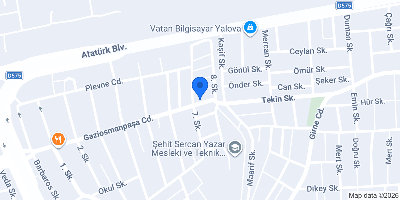 BUSEM UNLU MAMULLERİ konumu