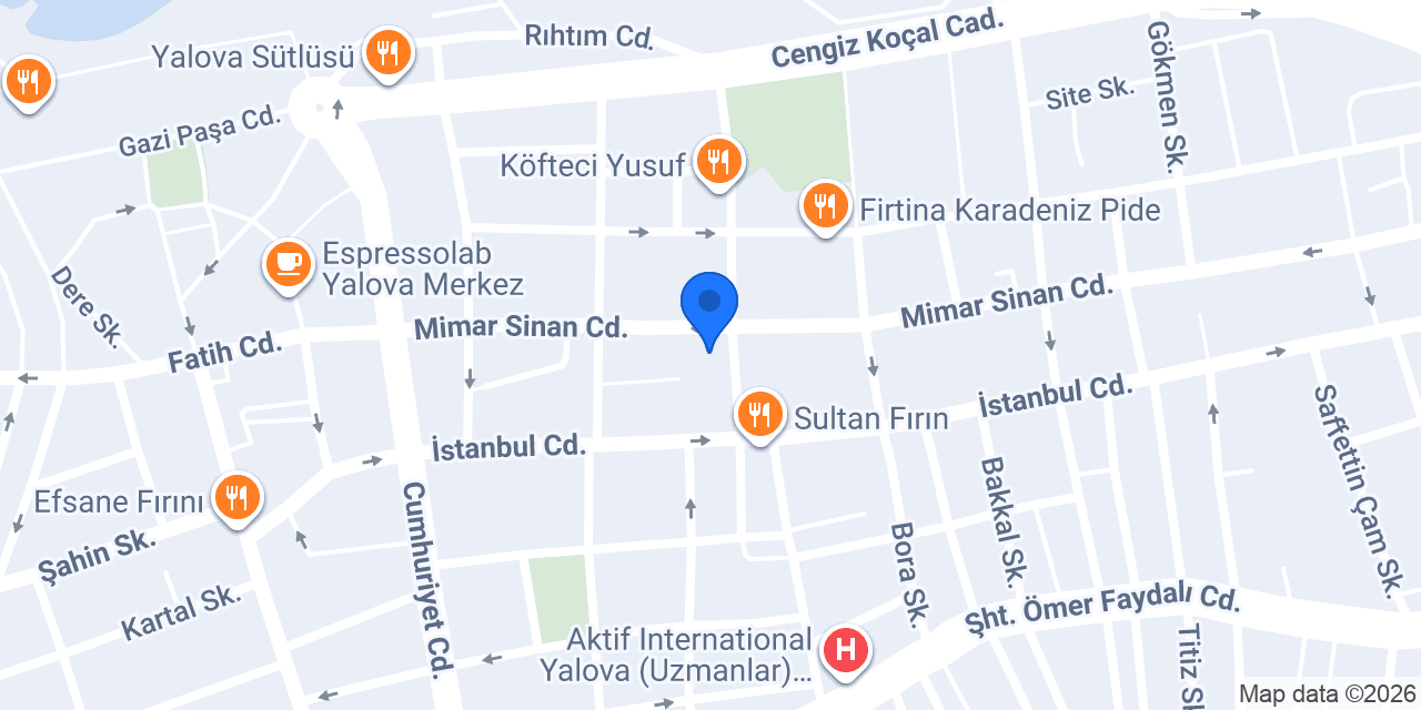 Katılımevim Yalova Şube konumu