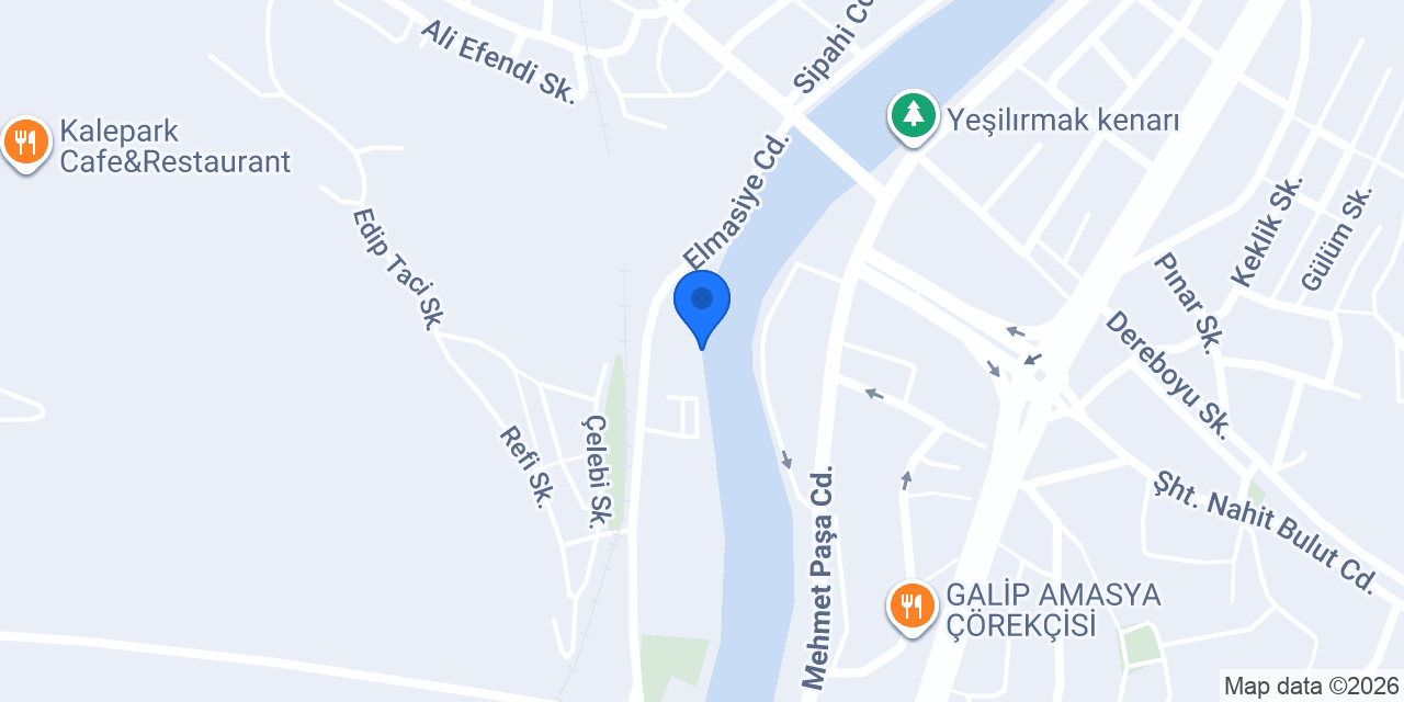 Büyük Amasya Oteli konumu