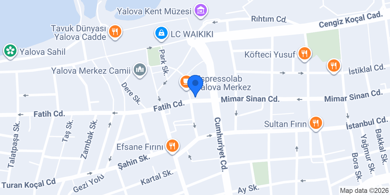 Yalova Muhasebe - Abdullah Aydın konumu