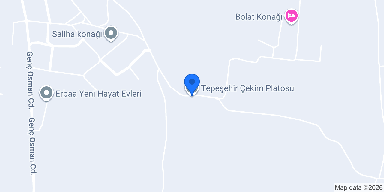Tepeşehir Çekim Platosu konumu