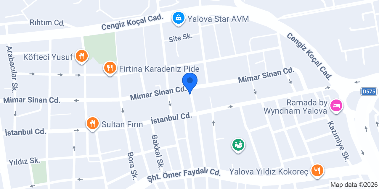 Yalova Elektrik konumu