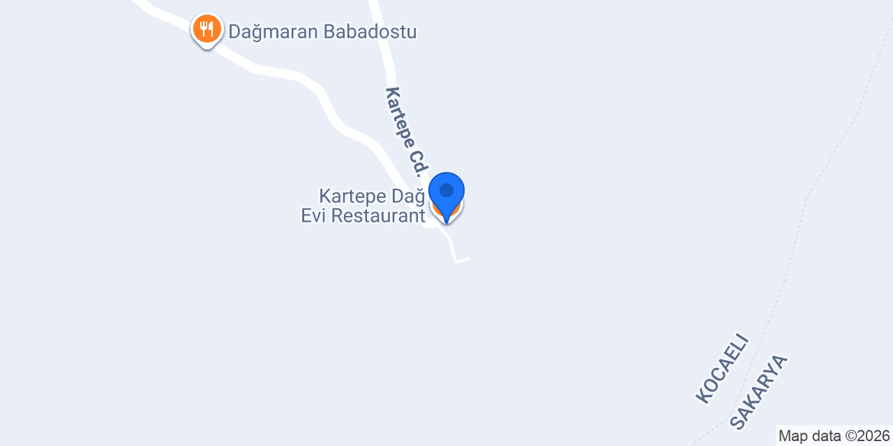 Kartepe Dağ Evi Restaurant konumu