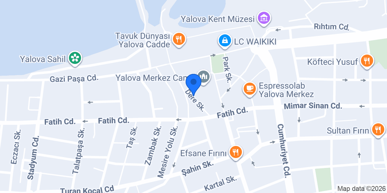 Merkez Eczanesi konumu