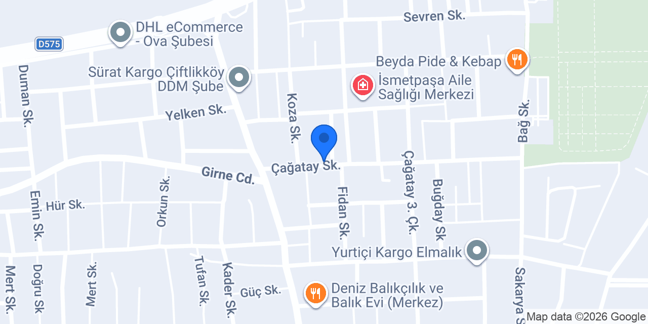 Sandal Yapı Market konumu