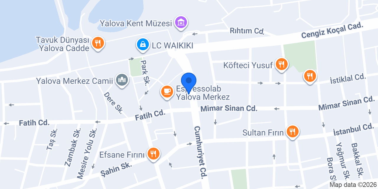 YALOVA PEGEM AKADEMİ konumu
