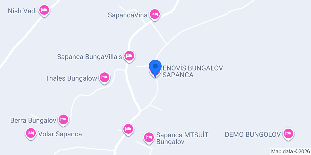 ENOVİS BUNGALOV SAPANCA konumu