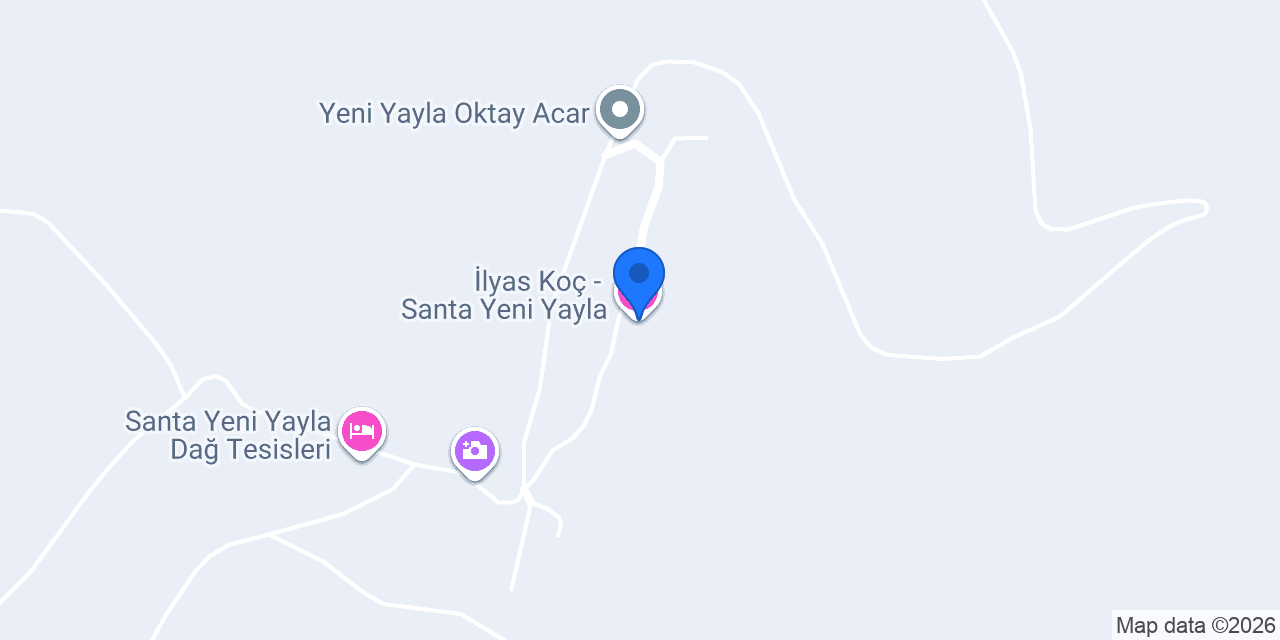 İlyas Koç - Santa Yeni Yayla konumu