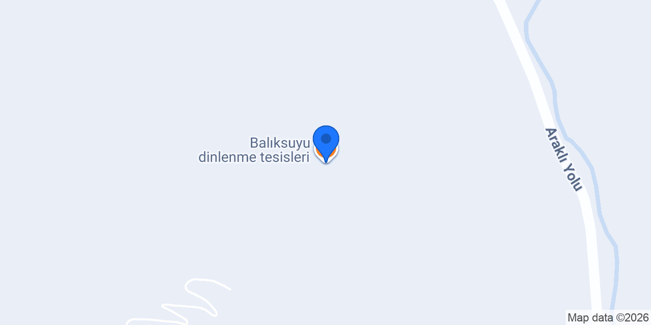 Balıksuyu dinlenme tesisleri konumu