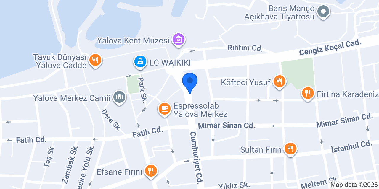 Proje Yalova konumu