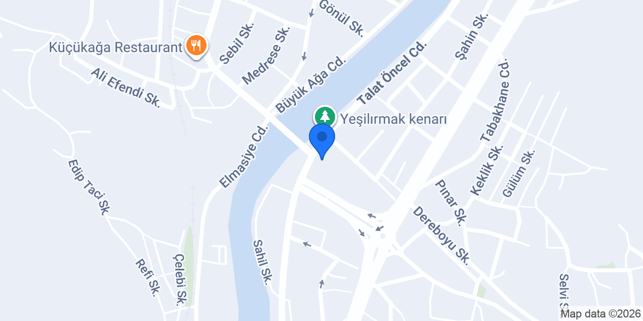 Kumacık Hamamı konumu