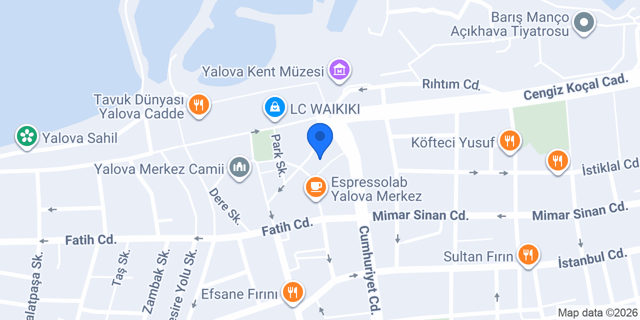 Cajun Corner Yalova konumu